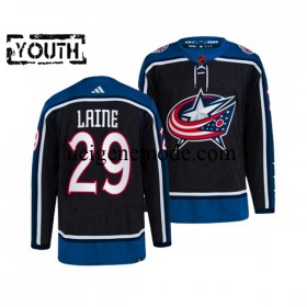 Kinder Columbus Blue Jackets Eishockey Trikot PATRIK LAINE 29 Adidas 2022-2023 Reverse Retro Marine Authentic